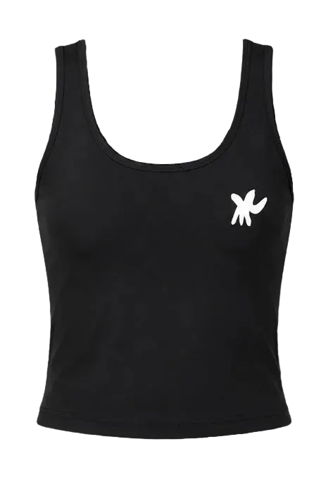 Seamless Ribbed Sports Bra Crop Tank Top